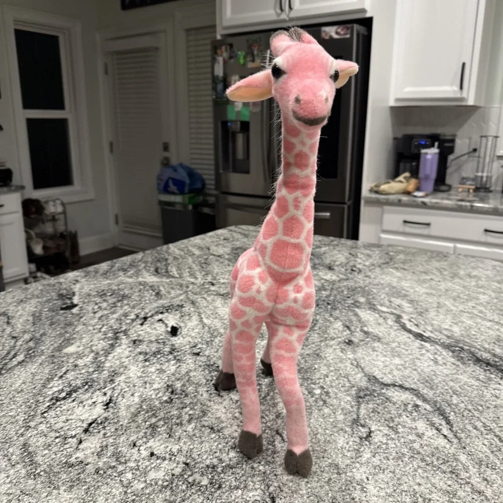 Pink Giraffe Adventure Planet 20in Standing Plush Stuffed Toy AP-GPI25